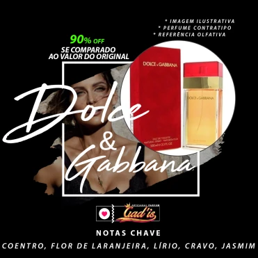 Perfume Similar Gadis 185 Inspirado em Dolce & Gabbana Feminino Contratipo